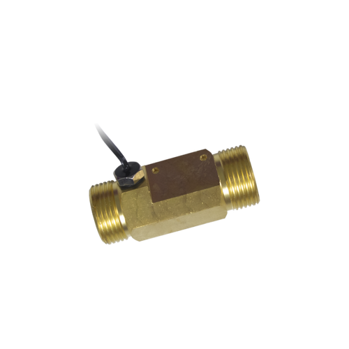 3/4" pipe nipple with temperature probe (male-male) by Zennio