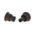Magnetic contact for flush mounting in iron/steel (metallic) door or window - brown by Zennio