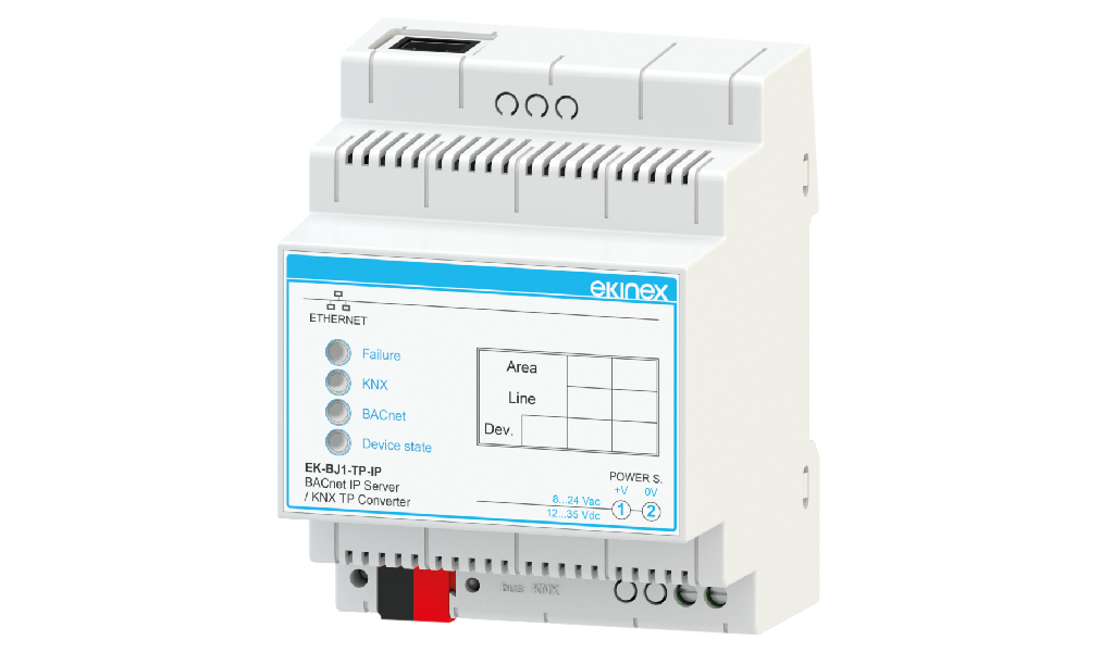 Gateway BACnet IP server - KNX - Ekinex