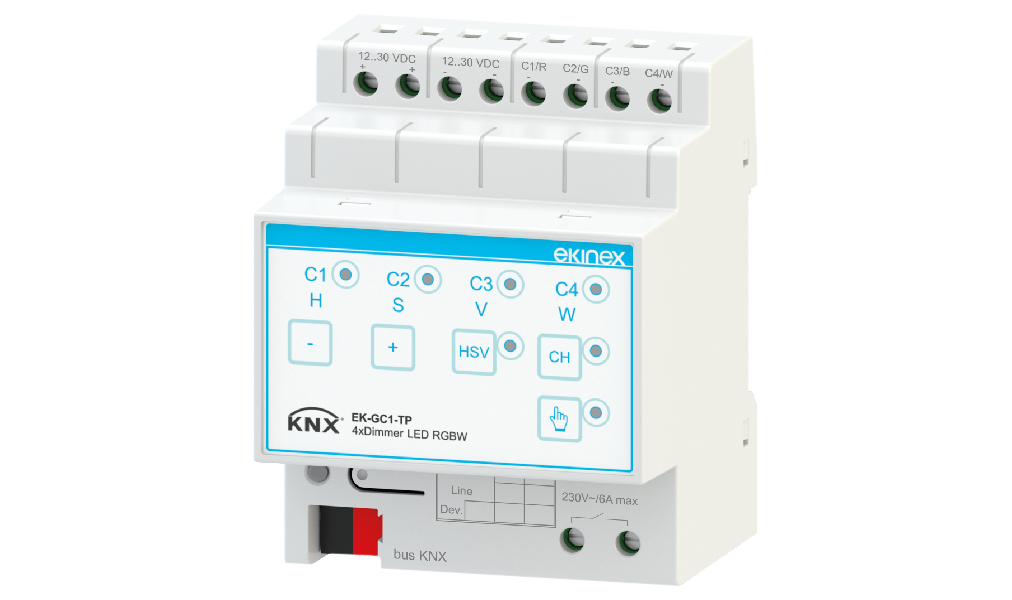 4 fold RGBW Led dimmer - Ekinex