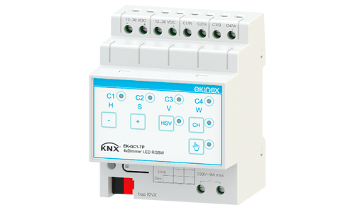 4 fold RGBW Led dimmer - Ekinex