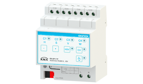 4-fold 0-10 V actuator - Ekinex