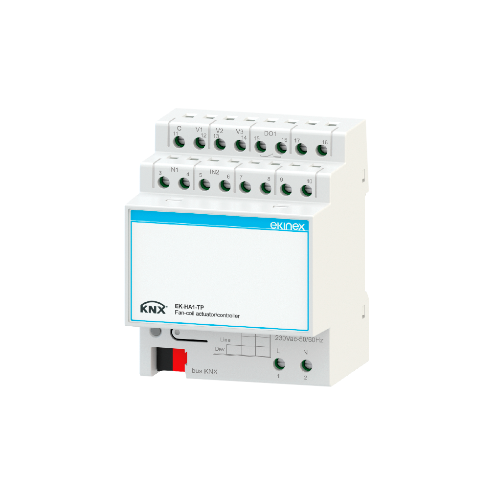 Fancoil controller 3 speed - Ekinex