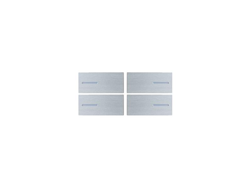 Kit 4 Buttons Thermostat/Humidistat Metal Silver – Eelectron