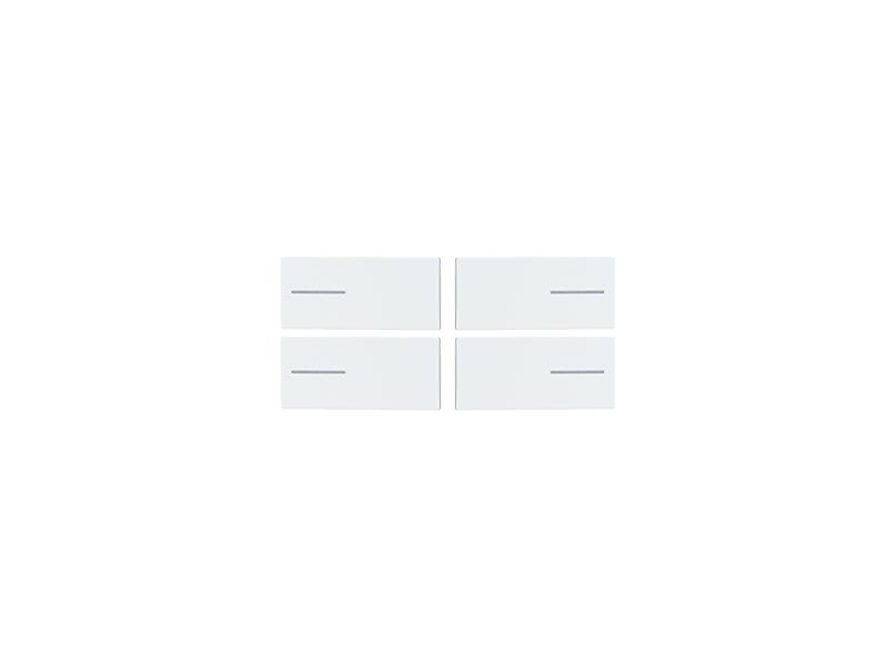 Kit 4 Buttons Thermostat/Humidistat Painted Plastic White – Eelectron