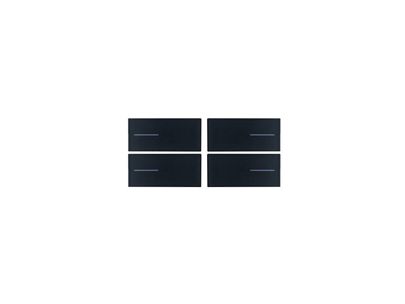 Kit 4 Buttons Thermostat/Humidistat Painted Plastic Black – Eelectron