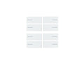 Kit 8 Buttons Painted Plastic White – Eelectron