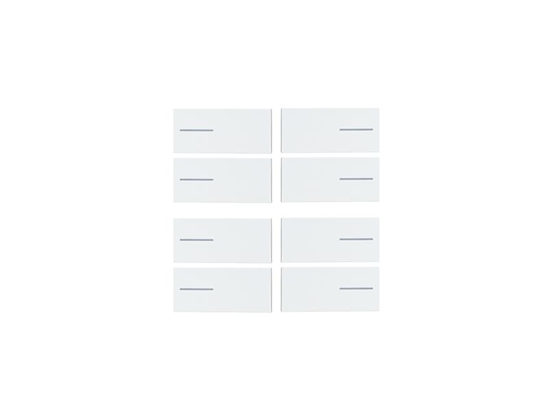 Kit 8 Buttons Painted Plastic White – Eelectron