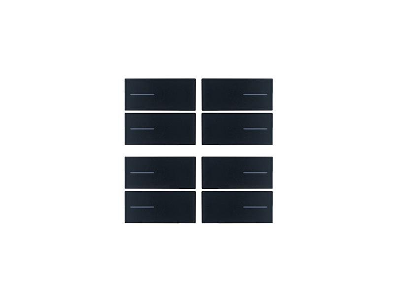 Kit 8 Buttons Painted Plastic Black – Eelectron