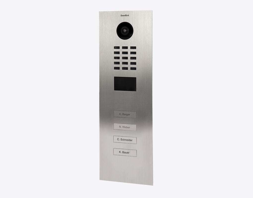DoorBird D2204V IP Video Intercom, 4 Call Buttons