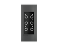 Frame (130x310x8 mm) for flush mounting - Metal | White - Ekinex