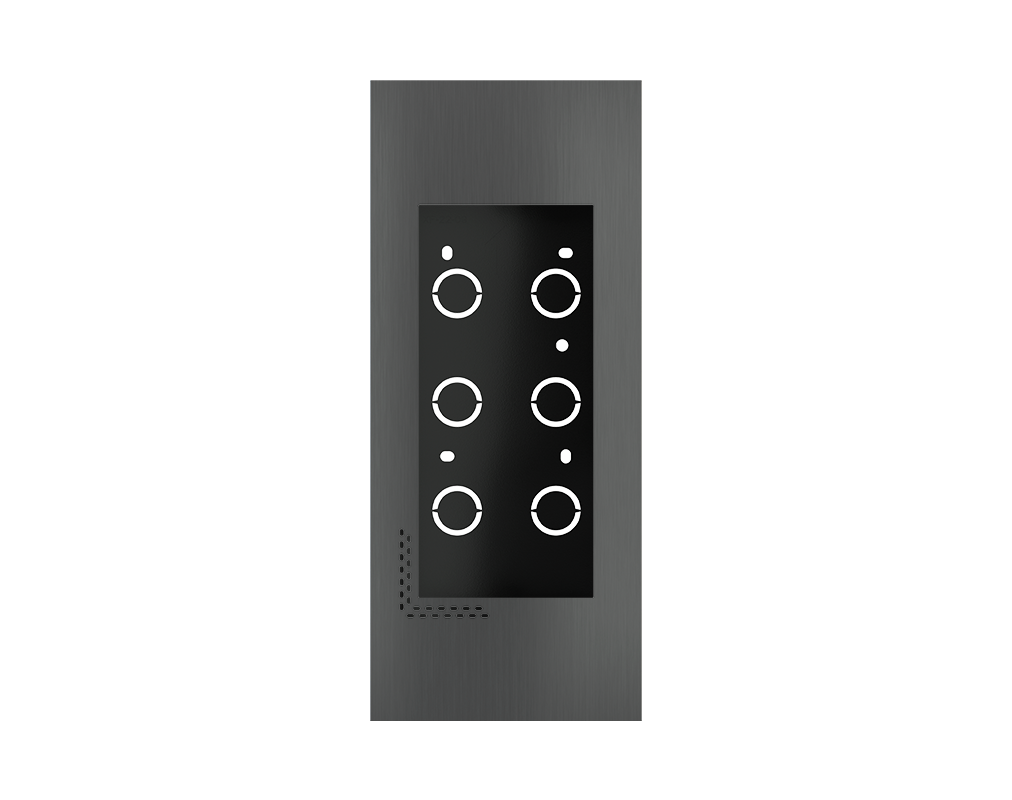 Frame (130x310x8 mm) for flush mounting - Metal | White - Ekinex