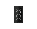 Flush mounting frame (120x230 mm) Metal | Black - Ekinex