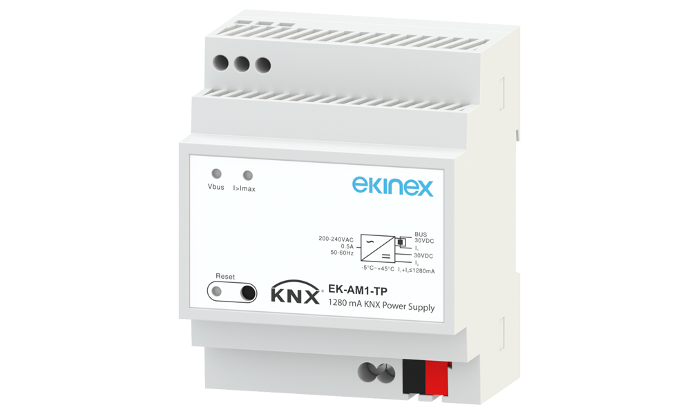 KNX bus power supply 1280 mA - Ekinex