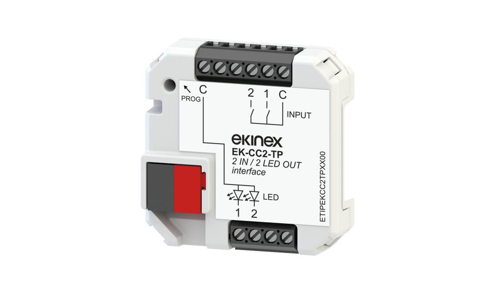 Universal interface CC2 (2 IN / 2 OUT) - Ekinex