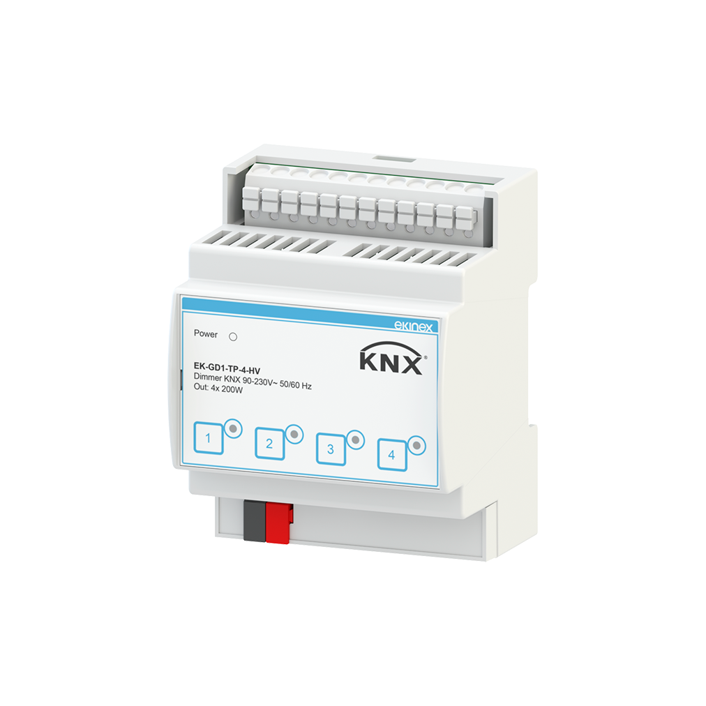 KNX Dimmer 90-230V~50/60Hz 4 canali - Ekinex
