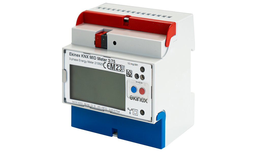 Three-phase MID electricity meter 75A - Ekinex