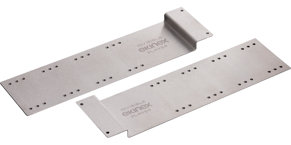 Bracket for mounting Invisible Drywall vertically on plasterboard - Ekinex