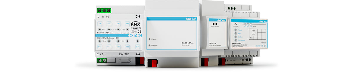 M-Bus Master - KNX (max. 160 M-Bus devices) - Ekinex