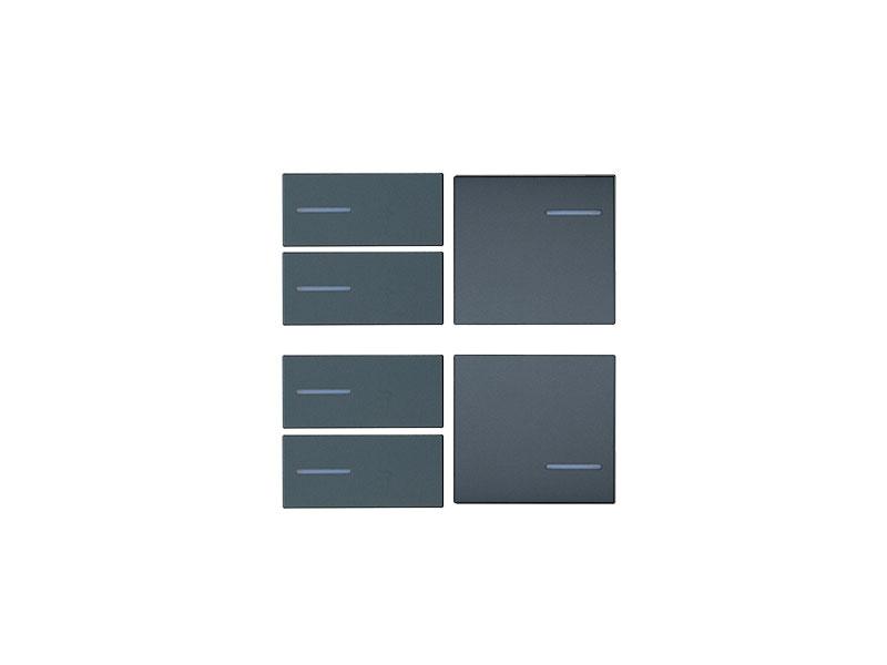 Kit 4 Left + 2 Right Buttons Fenix Grey 0724 – Eelectron