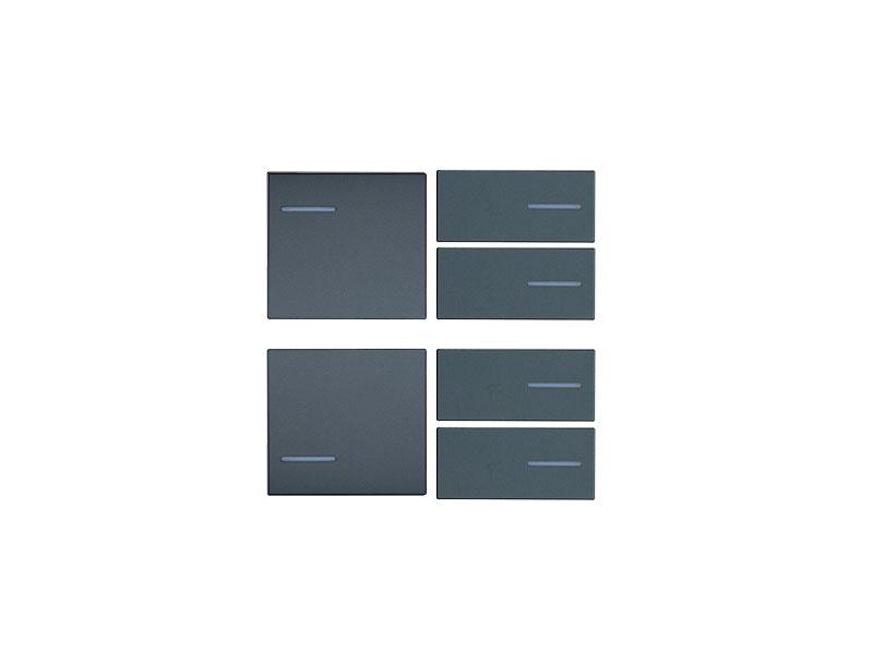 Kit 2 Left + 4 Right Buttons Fenix Grey 0724 – Eelectron
