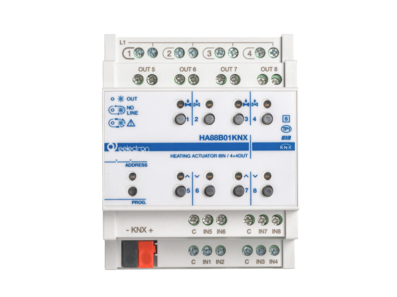 Valves/Loads Actuator 8 In - 4+4 Out – Eelectron