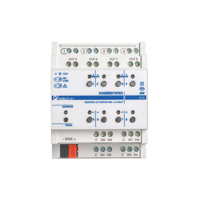 Valves/Loads Actuator 8 In - 4+4 Out – Eelectron