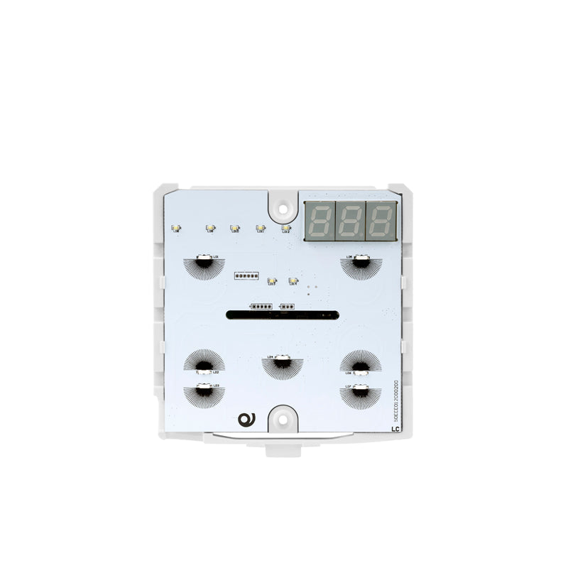 KNX Capacitive Thermostat - 3 Modules - White