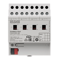 KNX switch actuator, 4-gang, 10 A / 140 µF, rail mounting device, 4 rail units
