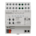 KNX blinds actuator, 4-gang DC 12-48 V, rail mounting device, 4 rail units