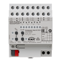 KNX shutter actuator 4-gang AC 110-230 V, rail mounting device, 4 rail units