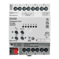 KNX heating actuator, 6-gang with controller, rail mounting device, 4 rail units