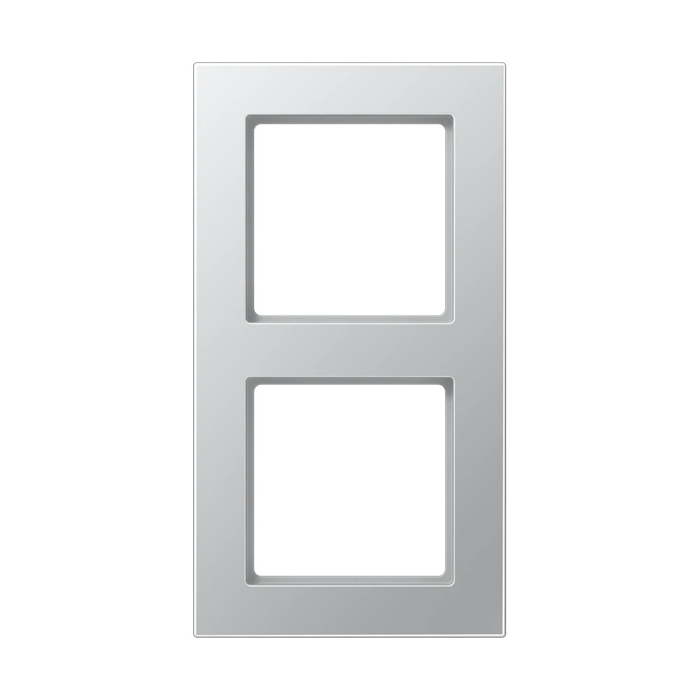 JUNG A 550 frame, 2-gang, aluminium