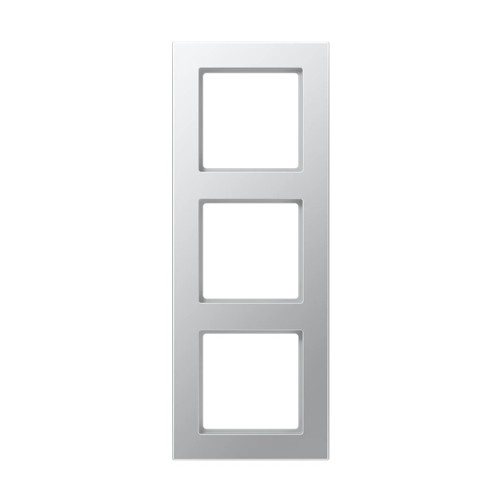 JUNG A 550 frame, 3-gang, aluminium