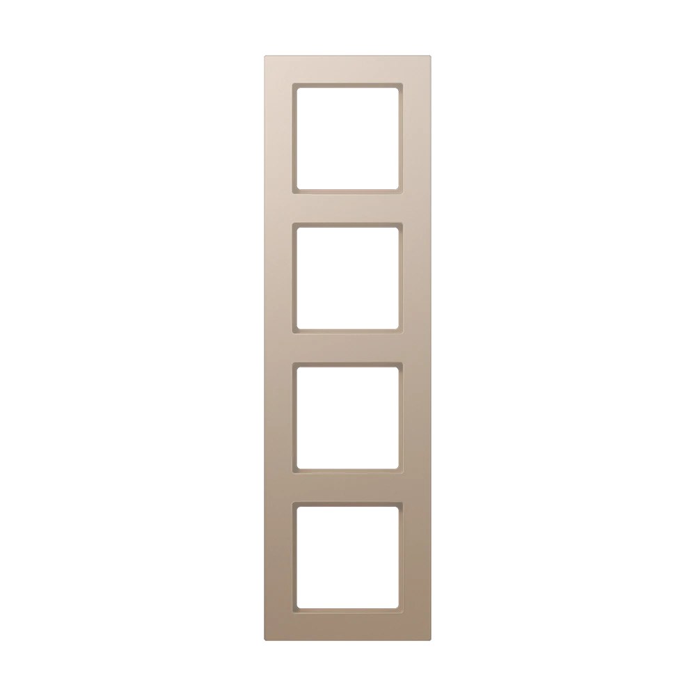 JUNG A 550 frame, 4-gang, champagne