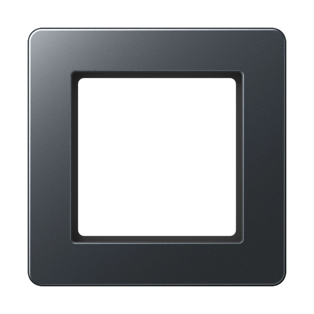 JUNG A FLOW frame, 1-gang, matt anthracite