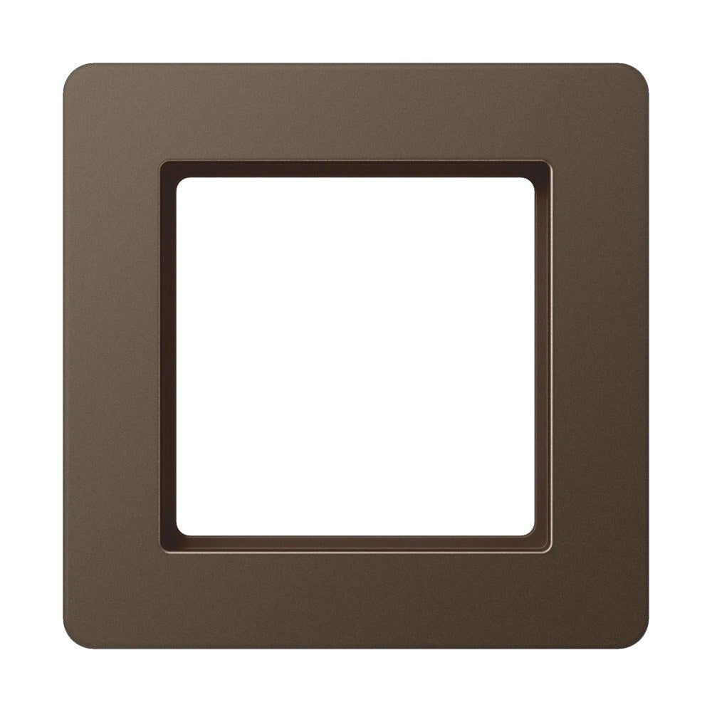 JUNG A FLOW frame, 1-gang, mocha
