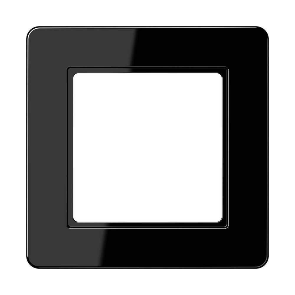 JUNG A FLOW frame, 1-gang, black