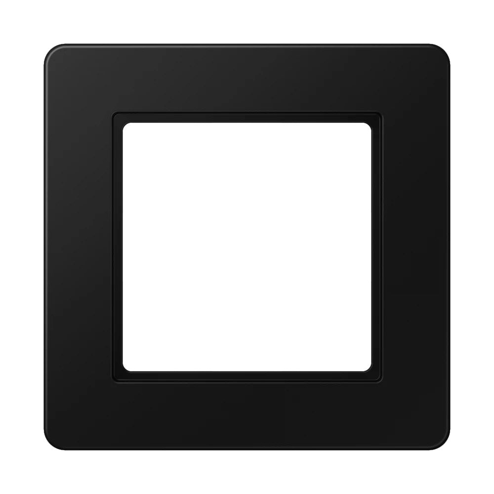 JUNG A FLOW frame, 1-gang, matt graphite black