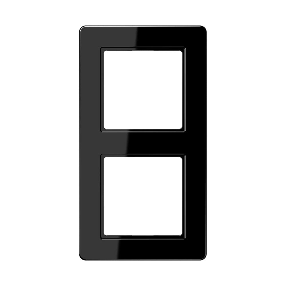 JUNG A FLOW frame, 2-gang, black