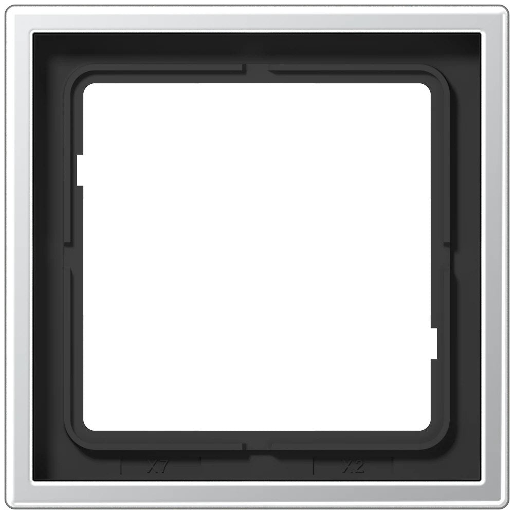 JUNG LS 990 metal frame, 1-gang, aluminium