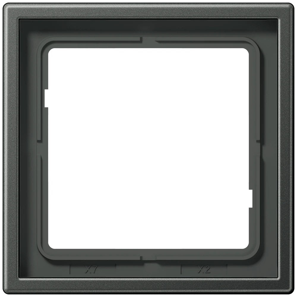 JUNG LS 990 metal frame, 1-gang, anthracite