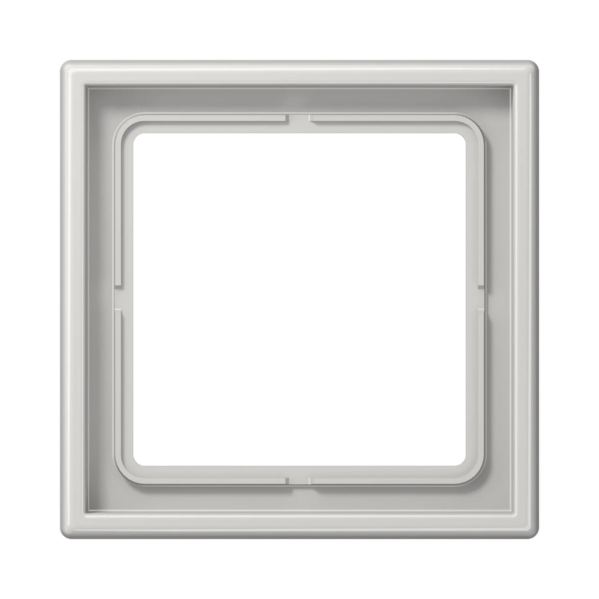 JUNG LS 990 frame, 1-gang, light grey