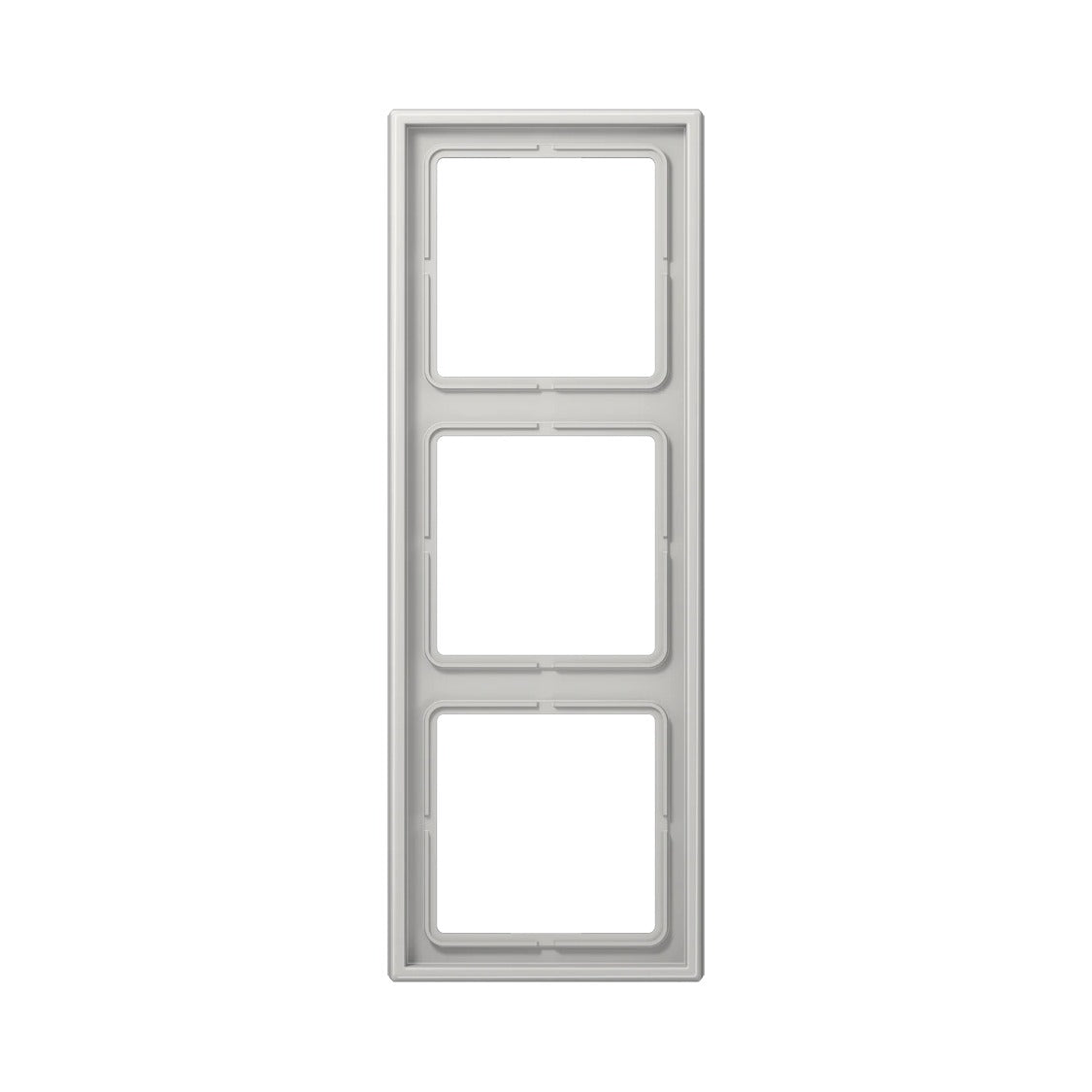 JUNG LS 990 frame, 3-gang, light grey
