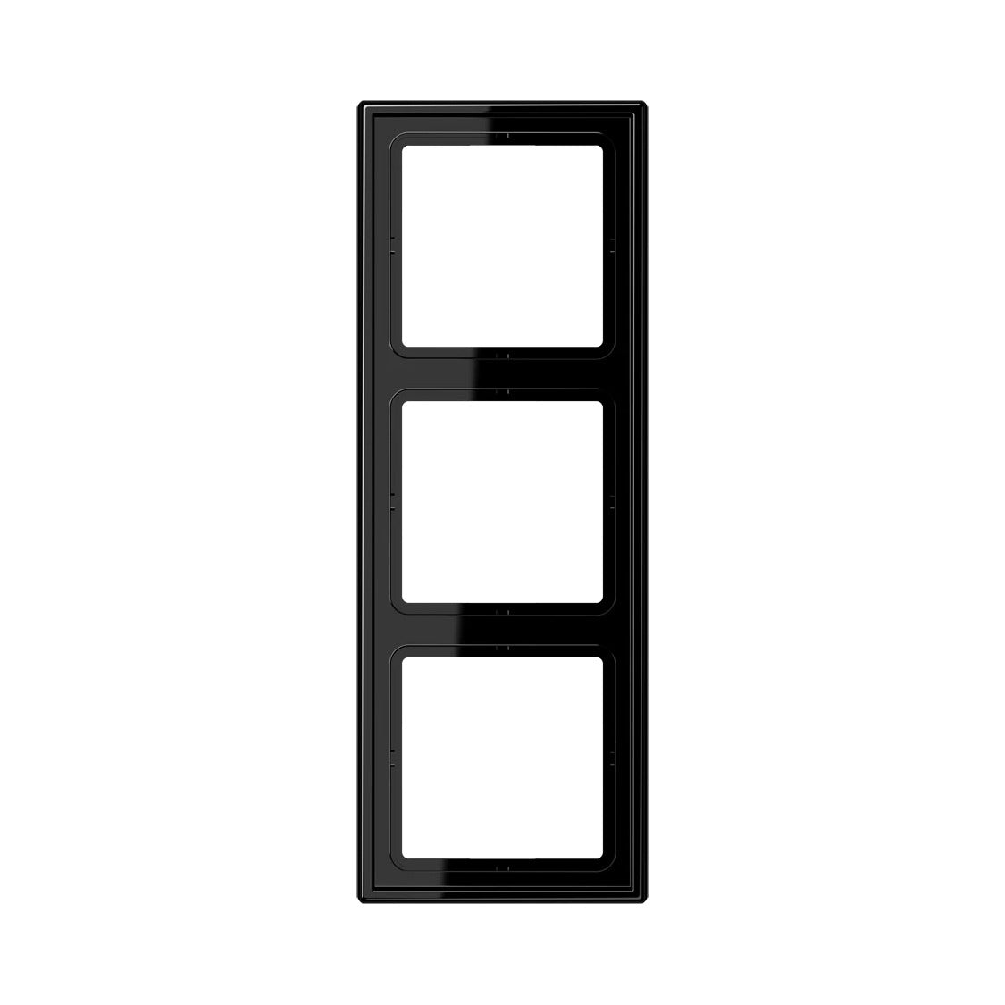 JUNG LS 990 frame, 3-gang, black