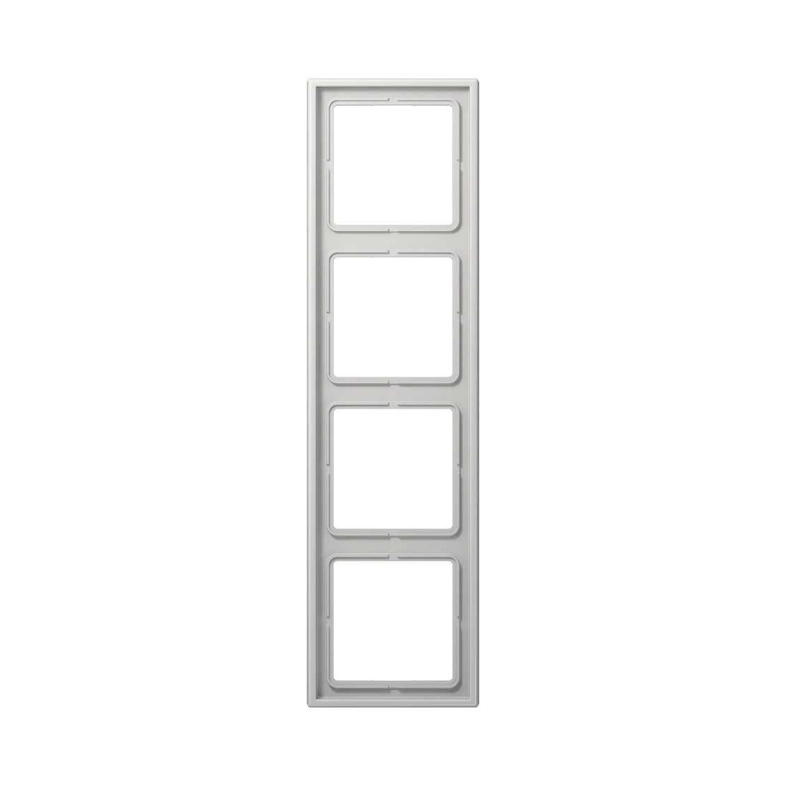 JUNG LS 990 frame, 4-gang, light grey