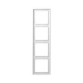 JUNG LS 990 frame, 4-gang, white
