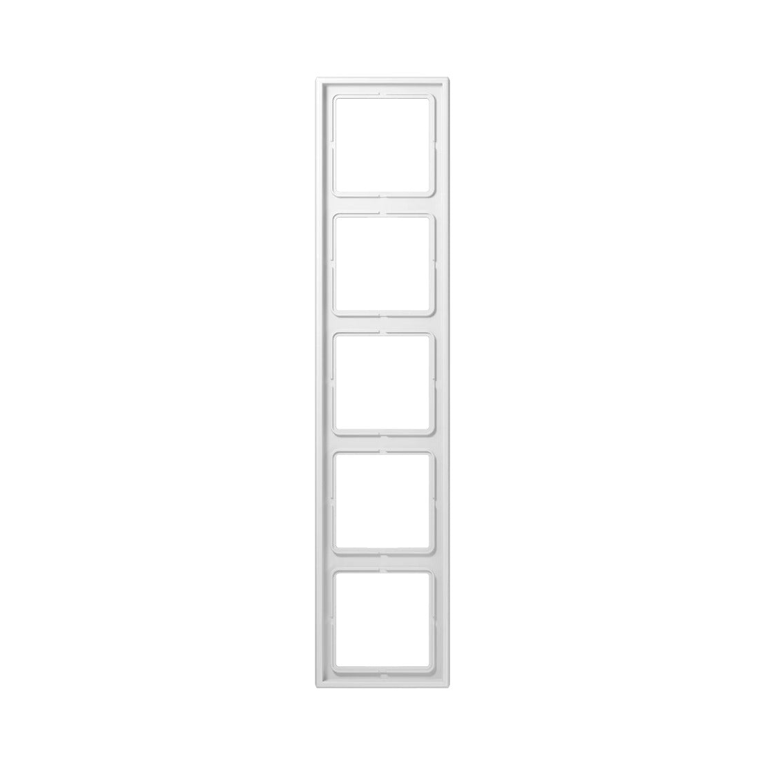 JUNG LS 990 frame, 5-gang, white