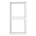 JUNG LS ZERO frame, 2-gang, white