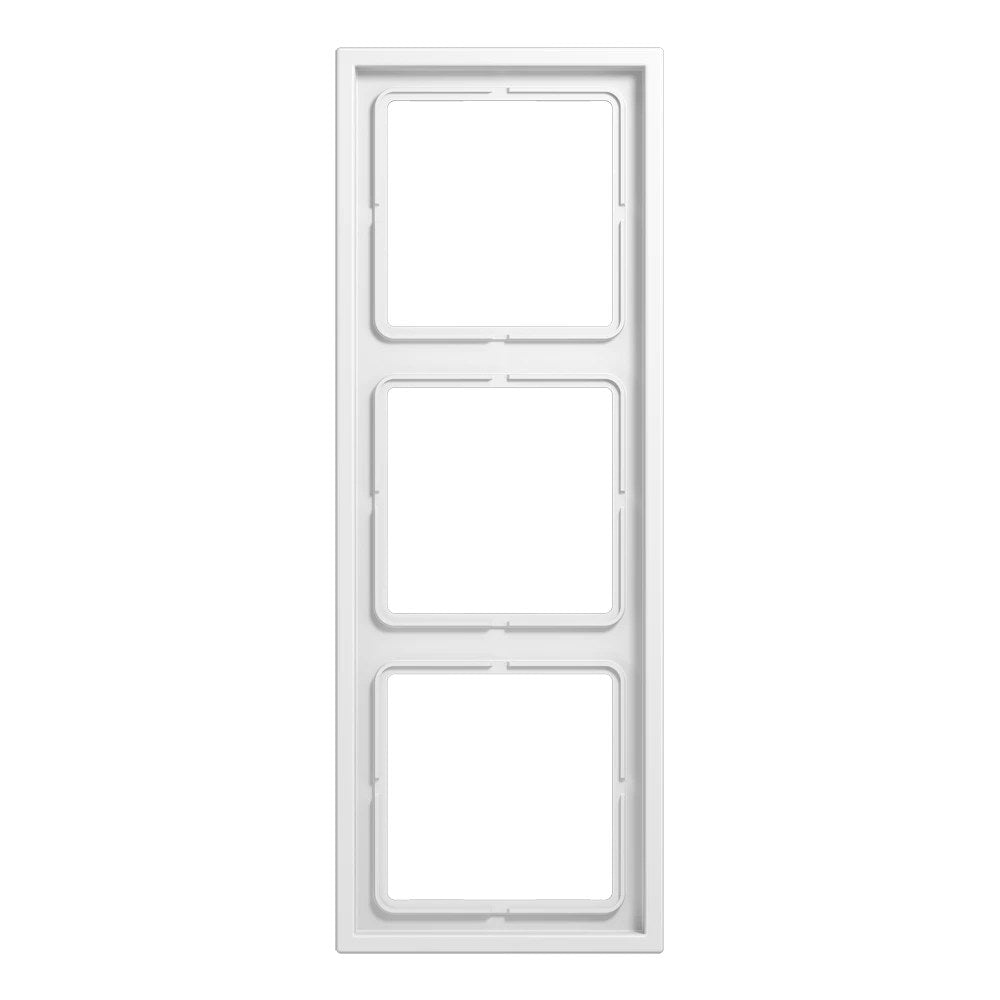 JUNG LS ZERO frame, 3-gang, white